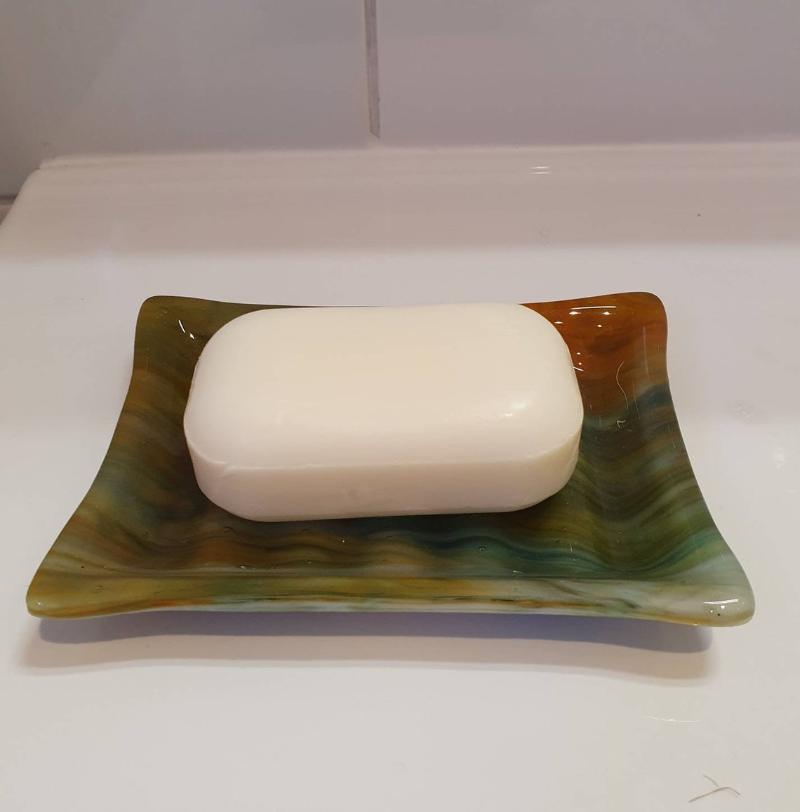 Soap Dish Glass Soap Dish Bathroom Accessory Soap Bar Dish Etsy