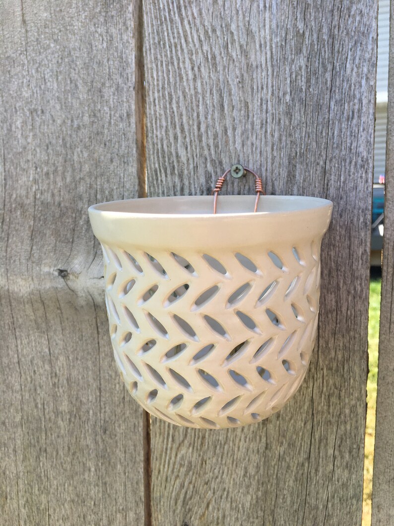 Handmade Wallhanging Orchid Pot Etsy
