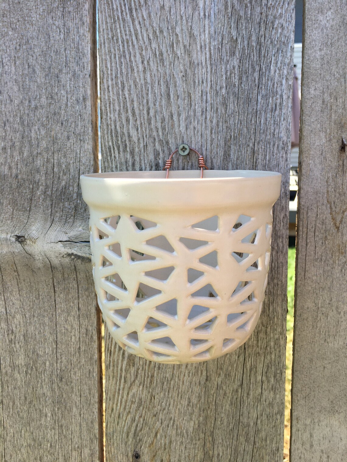 Handmade Wallhanging Orchid Pot Etsy