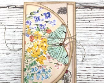 Botanical Junk Journal Folio Kit 4 – Vintage Wildflower Folio, Cottagecore Garden Ephemera, Antique Floral Papers | Beginner Friendly
