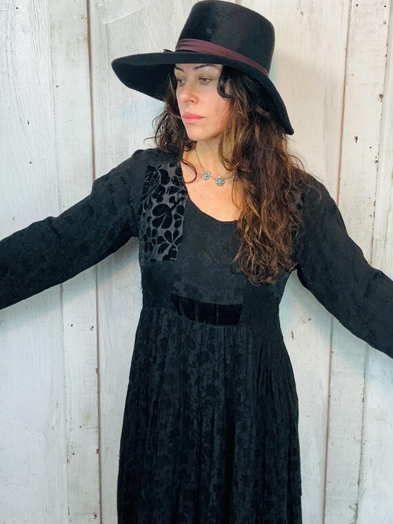 VIntage Bila Maxi Dress// Vintage Indian Rayon Dr… - image 4