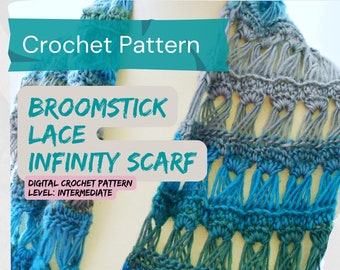 crochet pattern, infinity scarf, digital download, pdf, crochet scarf pattern, DIY