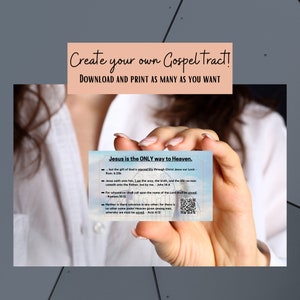 Le paradis ou l'enfer - ministère de l'Église ABC Gospel Tract - PDF PNG à télécharger imprimable - carte de visite Gospel Tract