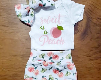 baby peach outfit