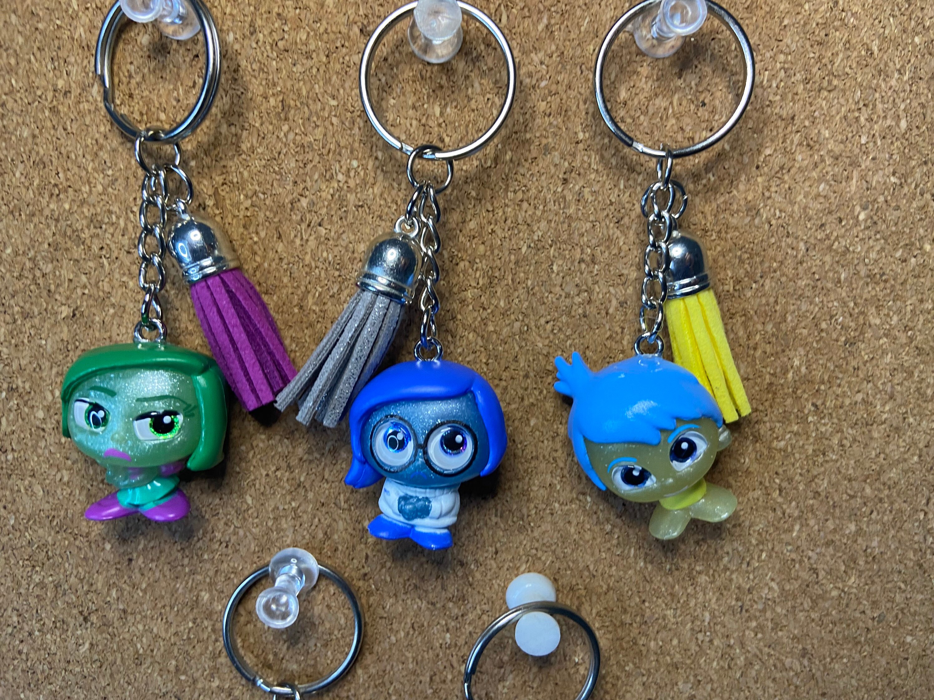 Inside Out Movie Disney Keychains Doorables Season 7 Inside Etsy
