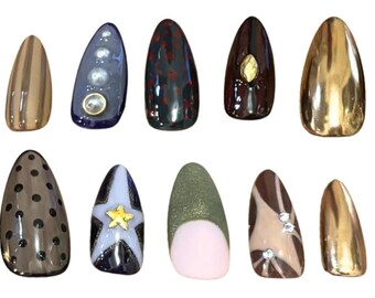 Lenteheks pers op nagels