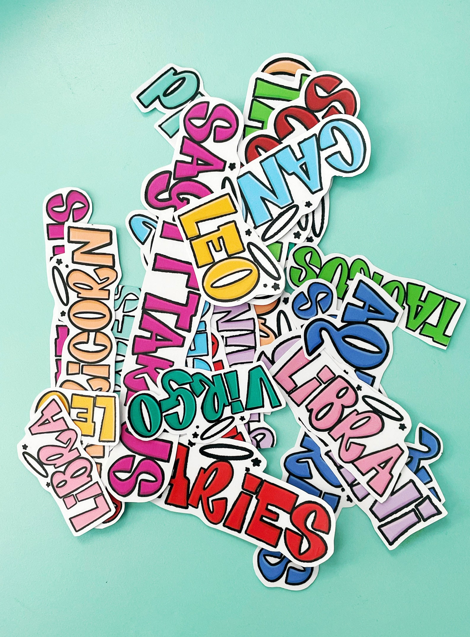 Y2K Zodiac Sign Stickers Bratz Zodiac Signs Stickers Star Etsy