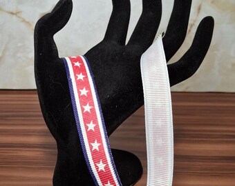 Patriotic jewelry for her | Red, white, and blue | USA choker | Summer party choker