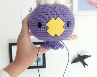 フワンテぬいぐるみ - 手編みポケモンあみぐるみ - Etsy 日本