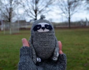 Faultier gehäkelt, Amigurumi, Gehäkeltes Faultier,  Faultier Wohndekor, süßes Faultier Geschenk, VERSANDFERTIG