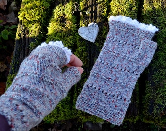 Menottes, manchettes, gants sans doigts, chauffe-poignets, taille. M, L, XL, idées cadeaux, PRÊT À EXPÉDIER