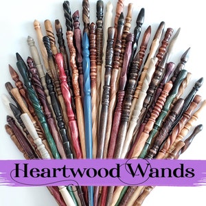 Varitas mágicas, varita sorpresa, varitas aleatorias, varita de madera personalizada, varita mágica, varita wiccana, varita de mago, varitas de duramen