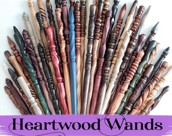 Varitas mágicas, varita sorpresa, varitas aleatorias, varita de madera personalizada, varita mágica, varita wiccana, varita de mago, varitas de duramen