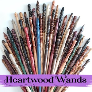 Magic Wands, Surprise Wand, Random Wands, Custom Wood Wand, Magic Wand, Wiccan Wand, Wizard Wand, Heartwood Wands