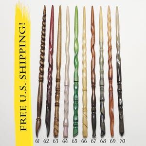 Pick Your Magic Wand, 61-70, One Of A Kind Magic Wands, Custom Wands, Wood Wands, Wizard Wand, Spellcasting, Wiccan Wands, Heartwood Wands