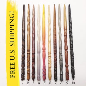 Pick Your Magic Wand, 1-10, One Of A Kind Magic Wands, Custom Wands, Wood Wands, Wizard Wand, Spellcasting, Wiccan Wands, Heartwood Wands