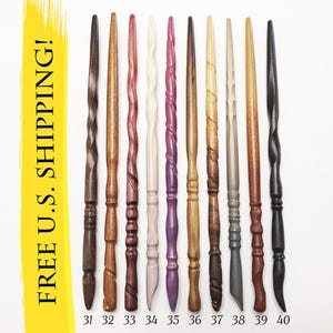 Pick Your Magic Wand, 31-40, One Of A Kind Magic Wands, Custom Wands, Wood Wands, Wizard Wand, Spellcasting, Wiccan Wands, Heartwood Wands