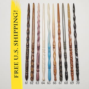 Pick Your Magic Wand, 61-70, One Of A Kind Magic Wands, Custom Wands, Wood Wands, Wizard Wand, Spellcasting, Wiccan Wands, Heartwood Wands