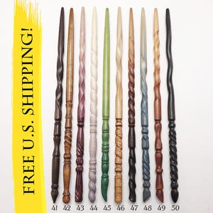 Pick Your Magic Wand, 41-50, One Of A Kind Magic Wands, Custom Wands, Wood Wands, Wizard Wand, Spellcasting, Wiccan Wands, Heartwood Wands