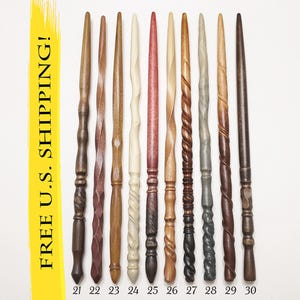 Pick Your Magic Wand, 21-30, One Of A Kind Magic Wands, Custom Wands, Wood Wands, Wizard Wand, Spellcasting, Wiccan Wands, Heartwood Wands