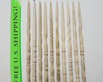 Unfinished Pick Your Wands 1-10, Unstained Wands, Magic Wands, Wood Wand, Magic Wand, Wiccan, Wizard Wand, Heartwood Wands