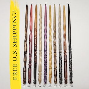 Pick Your Magic Wand, 51-60, One Of A Kind Magic Wands, Custom Wands, Wood Wands, Wizard Wand, Spellcasting, Wiccan Wands, Heartwood Wands