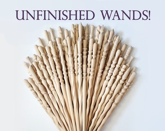 Unfinished Random Wands, Unstained Wands, Magic Wands, Wood Wand, Magic Wand, Wiccan, Wizard Wand, Heartwood Wands