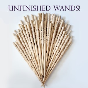 Unfinished Random Wand, Unstained Wands, Magic Wands, Wood Wand, Magic Wand, Wiccan, Wizard Wand, Heartwood Wands