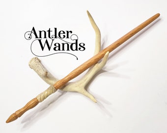 Antler Wands, One of a Kind Wand, Magic Wands, Wood Wand, Magic Wand, , Wiccan Wand, Wizard Wand, Heartwood Wands