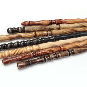 Heartwood Wands Random Wands! Each is one-of-a-kind, and we never make any two exactly alike,  so you are sure to get a completely unique piece that is just as special as you are!