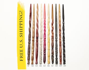 Pick Your Magic Wand, 41-50, One Of A Kind Magic Wands, Custom Wands, Wood Wands, Wizard Wand, Spellcasting, Wiccan Wands, Heartwood Wands