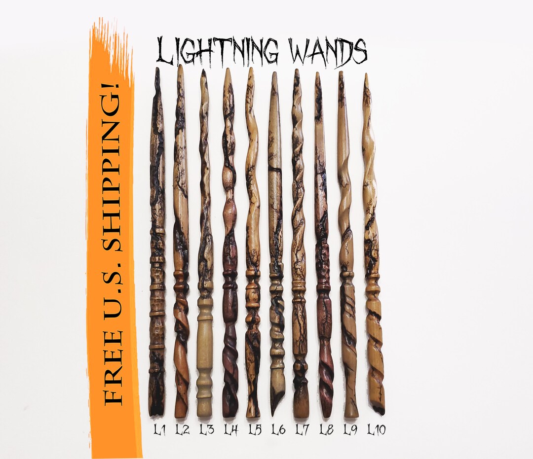 Lightning Wands, 110, Lichtenberg Fractal Burning, Pick Your Wand, Magic Wands, Wood Wands