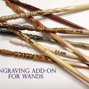Custom Engraving Add-On for Wands