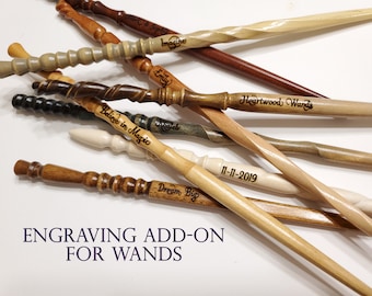 Custom Engraving Add-On for Wands