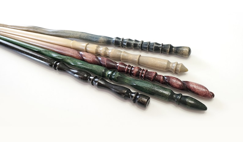 Heartwood Wands Random Wands! Each is one-of-a-kind, and we never make any two exactly alike,  so you are sure to get a completely unique piece that is just as special as you are!