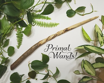 Primal Wands, One of a Kind Wand, Magic Wands, Wood Wand, Magic Wand, Wiccan Wand, Wizard Wand, Heartwood Wands