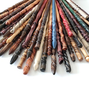 Heartwood Wands Random Wands! Each is one-of-a-kind, and we never make any two exactly alike,  so you are sure to get a completely unique piece that is just as special as you are!