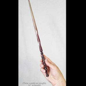 Each is one-of-a-kind, so grab that one that caught your eye before someone else does! We try to post new wands weekly, so if your favorite is sold out, there will be all new designs ready next week!