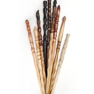 Heartwood Wands Random Wands! Each is one-of-a-kind, and we never make any two exactly alike,  so you are sure to get a completely unique piece that is just as special as you are!