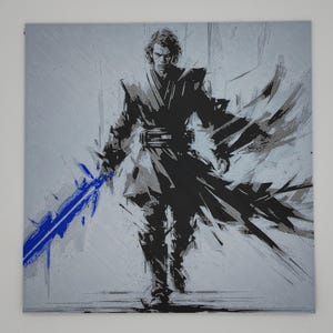 3D-geprinte muurkunst, Star Wars, Anakin Skywalker