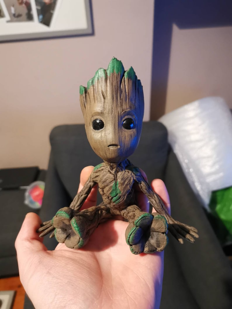 40% off 3D printed and hand painted Baby Groot. image 9