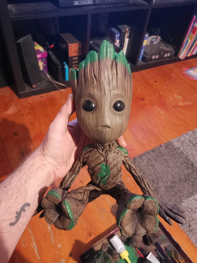 40% off 3D printed and hand painted Baby Groot. image 3