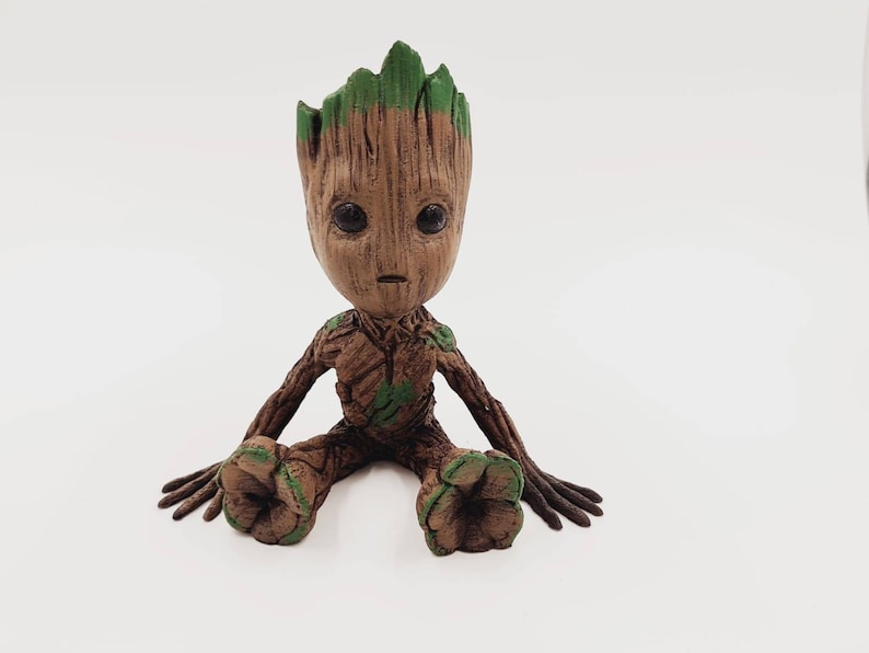 40% off 3D printed and hand painted Baby Groot. image 1