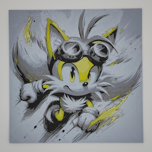 3D Printed Wall Art, Sonic the Hedgehog, Tails