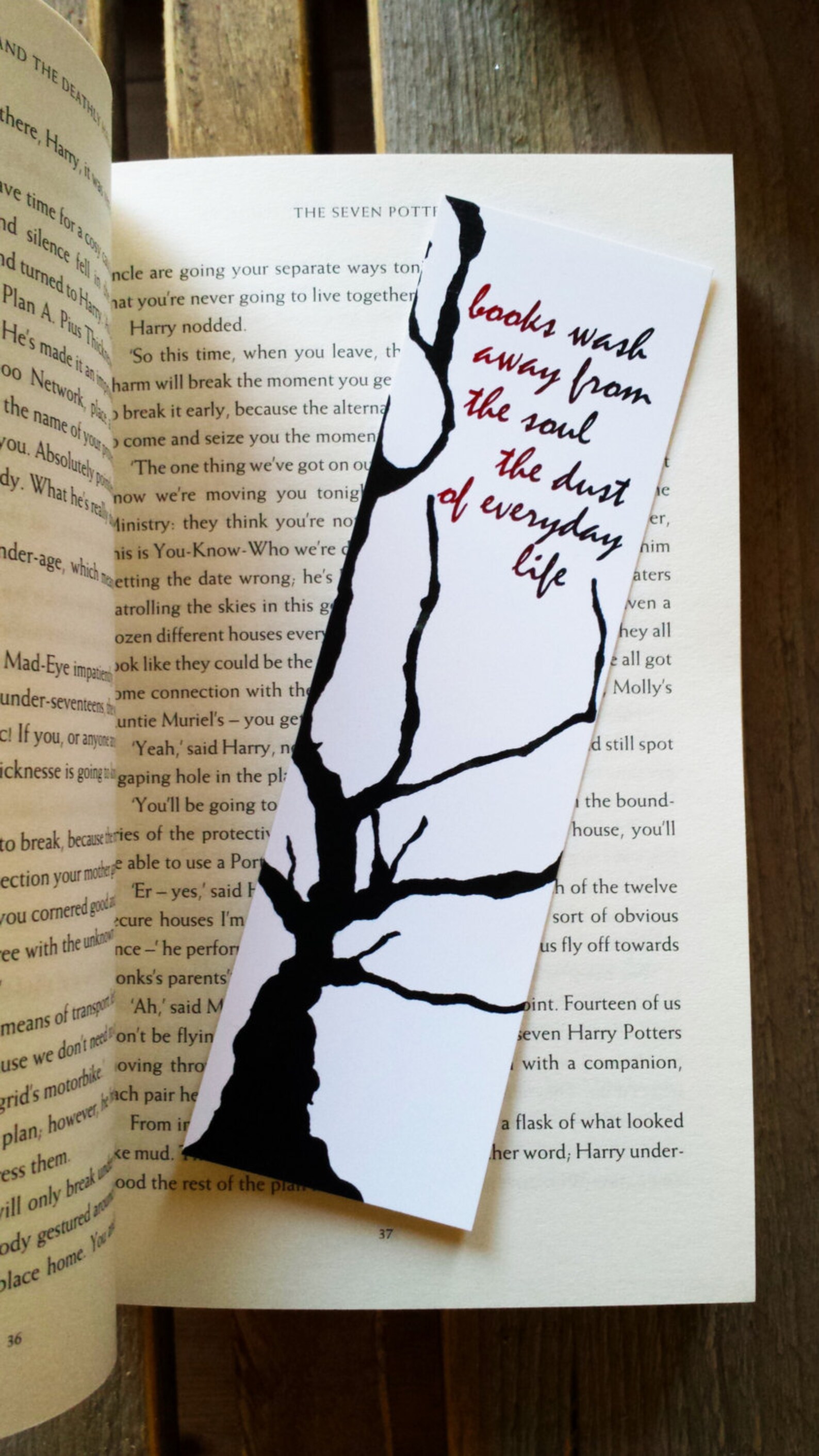 Buy Tree Get One Free Tree Bookmarks Paper Bookmarks Quote Etsy