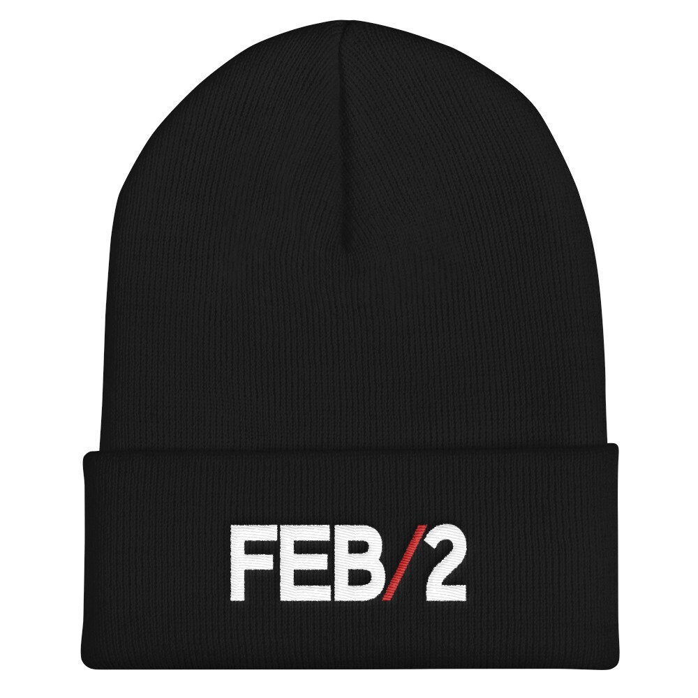 Groundhogs Day Knit Hat: feb/2 february 