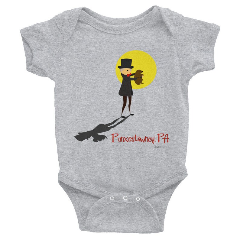 Punxsutawney Phil Infant Bodysuit for Groundhog Day