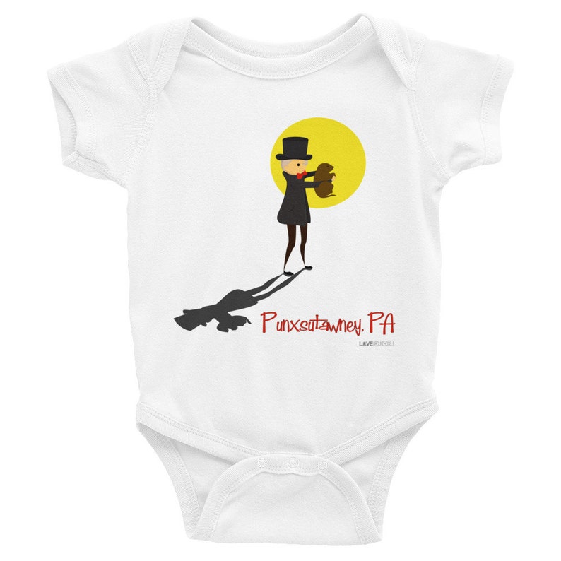 Punxsutawney Phil Infant Bodysuit for Groundhog Day