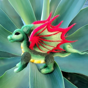 Made to Order - Hand Needle Felted Magical Dragon