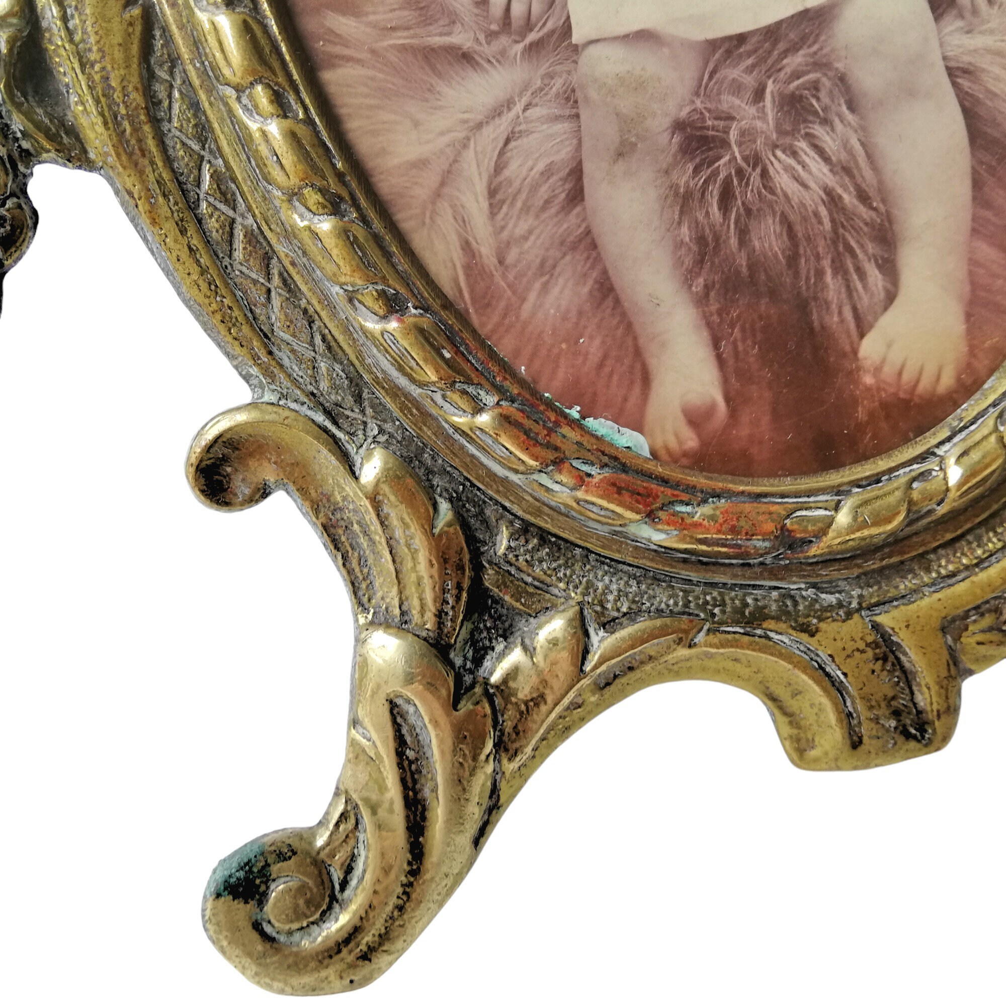 本店は Antique Three for Frame Victorian-style Brass Rare ミニカー